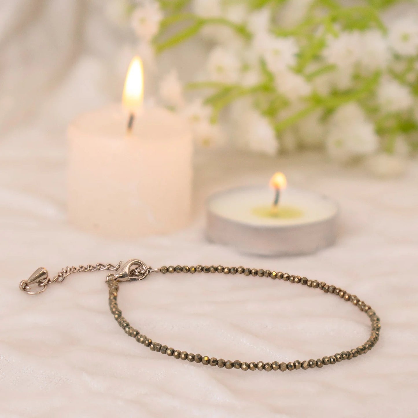 Pyrite Stone Anklet