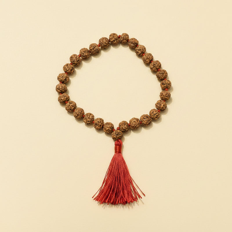 Rudraksha Mala for japa (27+1 beads)